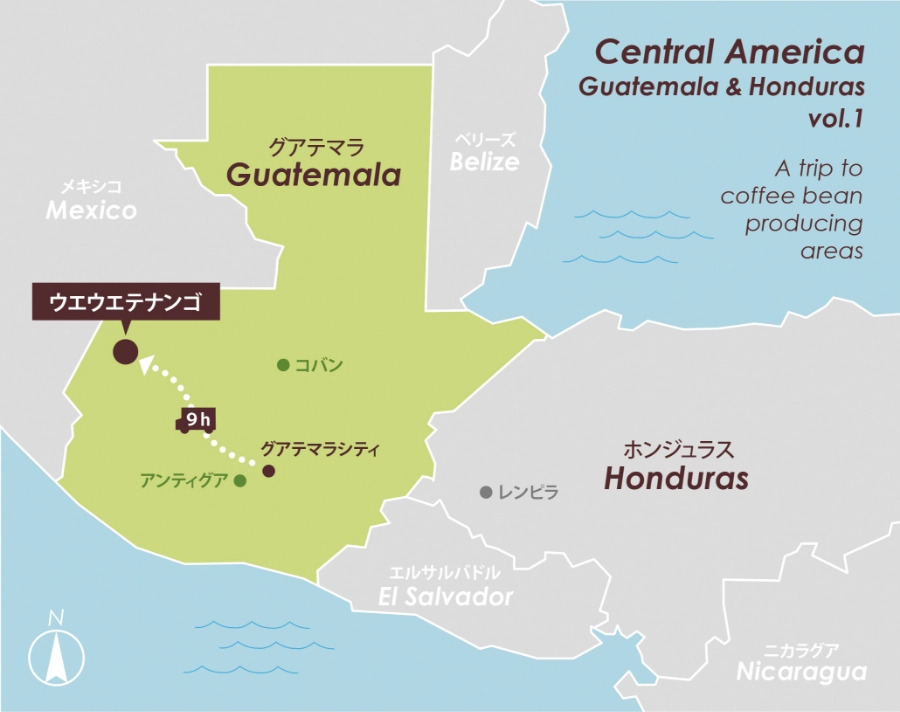 Guatemalaの地図