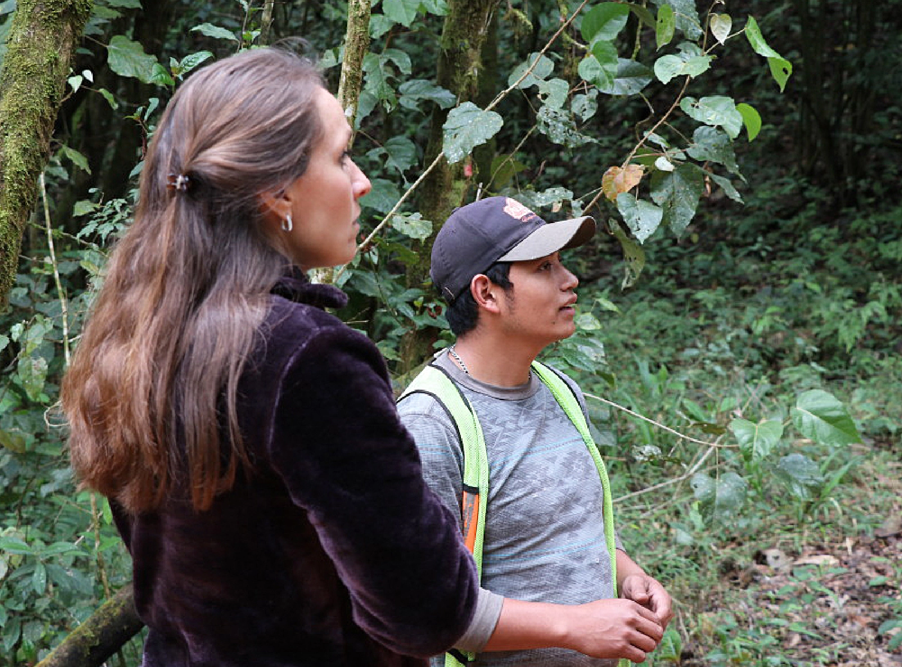 パワースポットだと教えてくれた現地の方