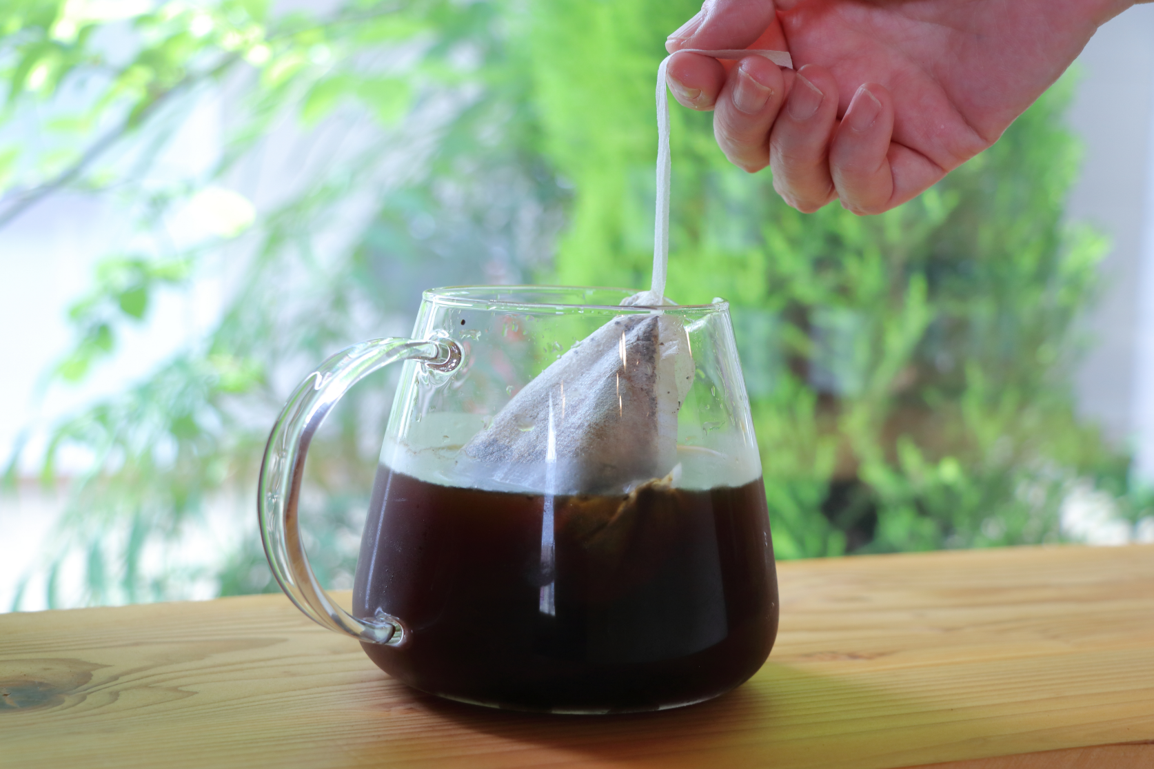 珈琲パックが引き出される